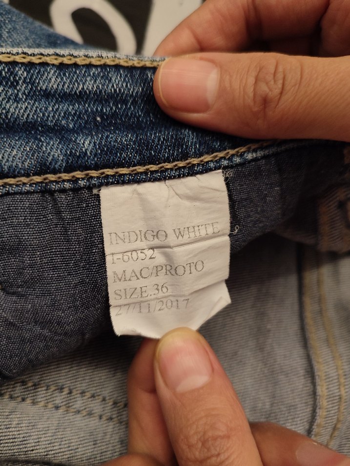 Kadın Mavi Denim Loose Fit Sokak Stili Jean - Görsel 4