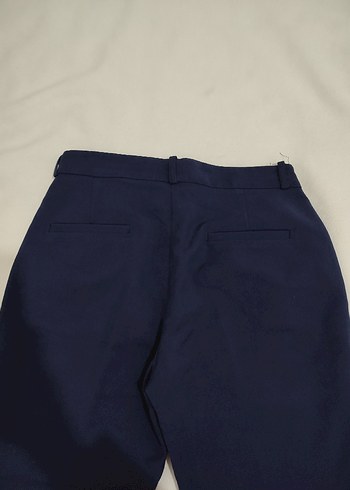 Lacivert Kadın Kumaş Pantolon - Görsel 2