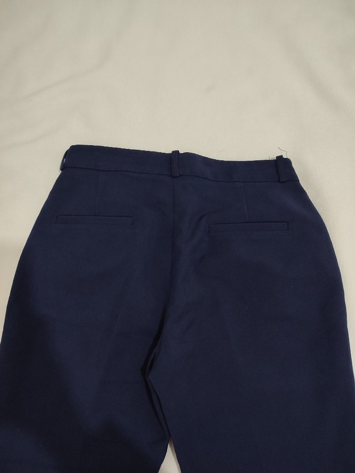 Lacivert Kadın Kumaş Pantolon - Görsel 2