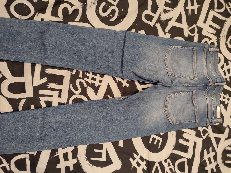 Yırtık Detaylı Bol Kesim Midi Kadın Kot Pantolon - Görsel 2