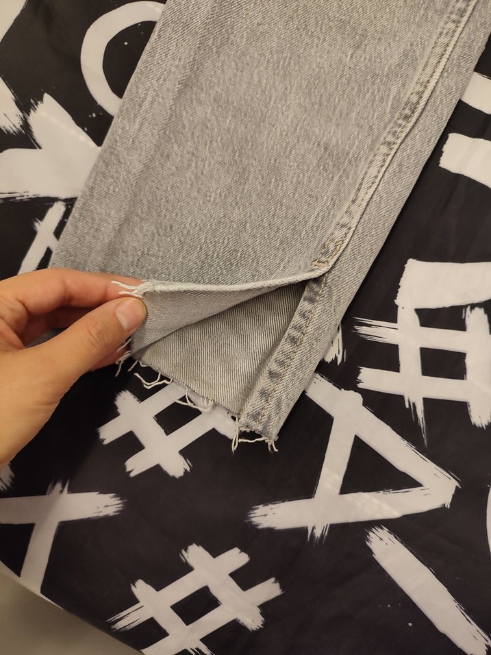 Gri Regular Fit Street Style Kadın Jean - Görsel 4