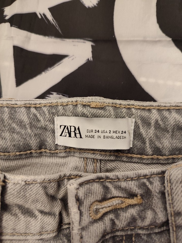 Gri Regular Fit Street Style Kadın Jean - Görsel 5