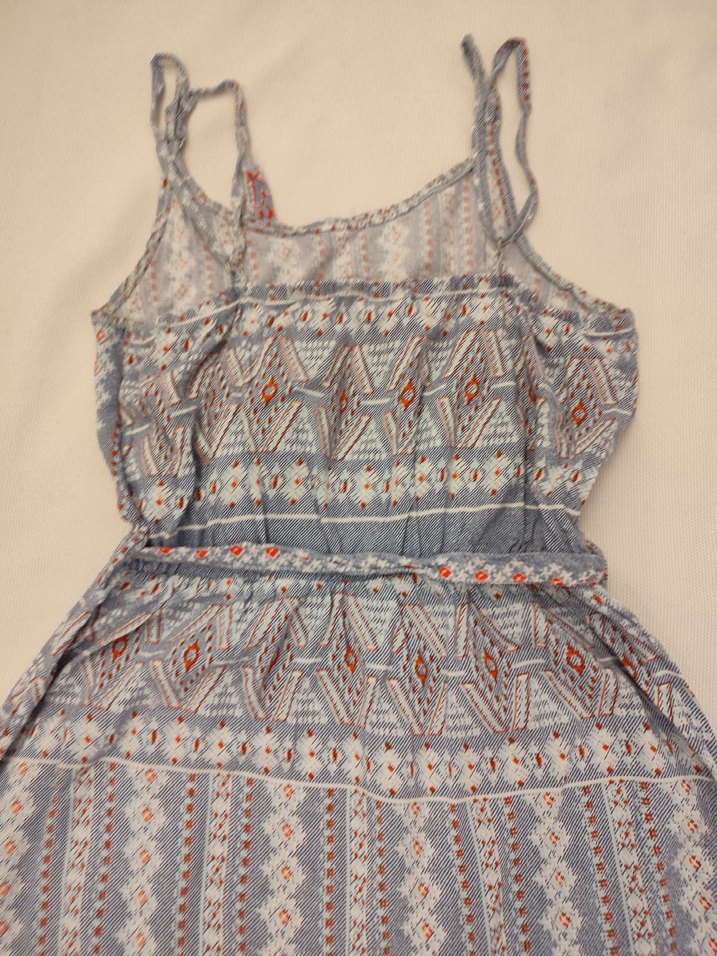 Bohem Tarzı Uzun Askılı Elbise - Görsel 2