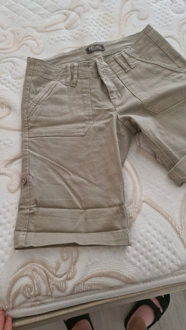 Keten Şort - Görsel 4