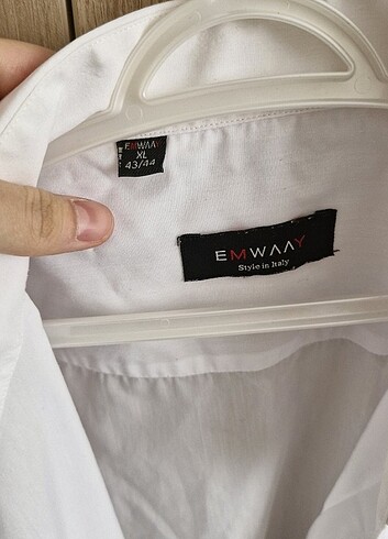 Emwaay Beyaz Gömlek - Görsel 3