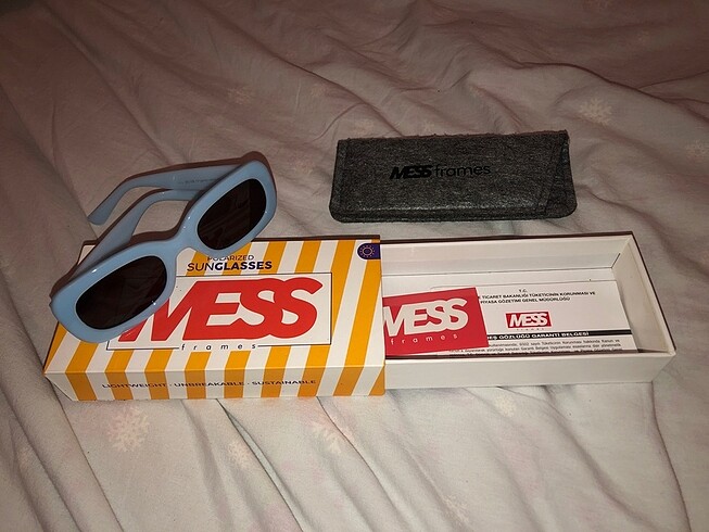  Beden Mess Frames Orjinal Bebek Mavisi Gozluk