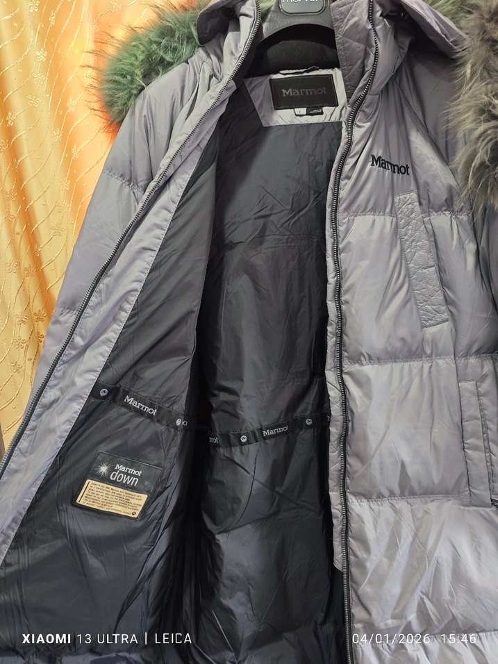 orjinal Marmot kaz tüyü kadın mont-kaban - Görsel 5