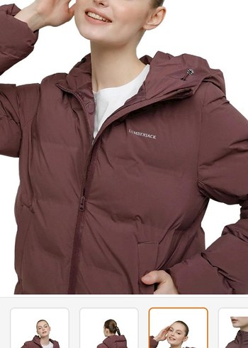 Lumberjack kadın mont - Görsel 3