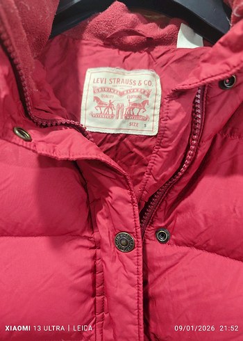 orijinal LEVİ'S Kaz tüyü kadın mont - Görsel 4