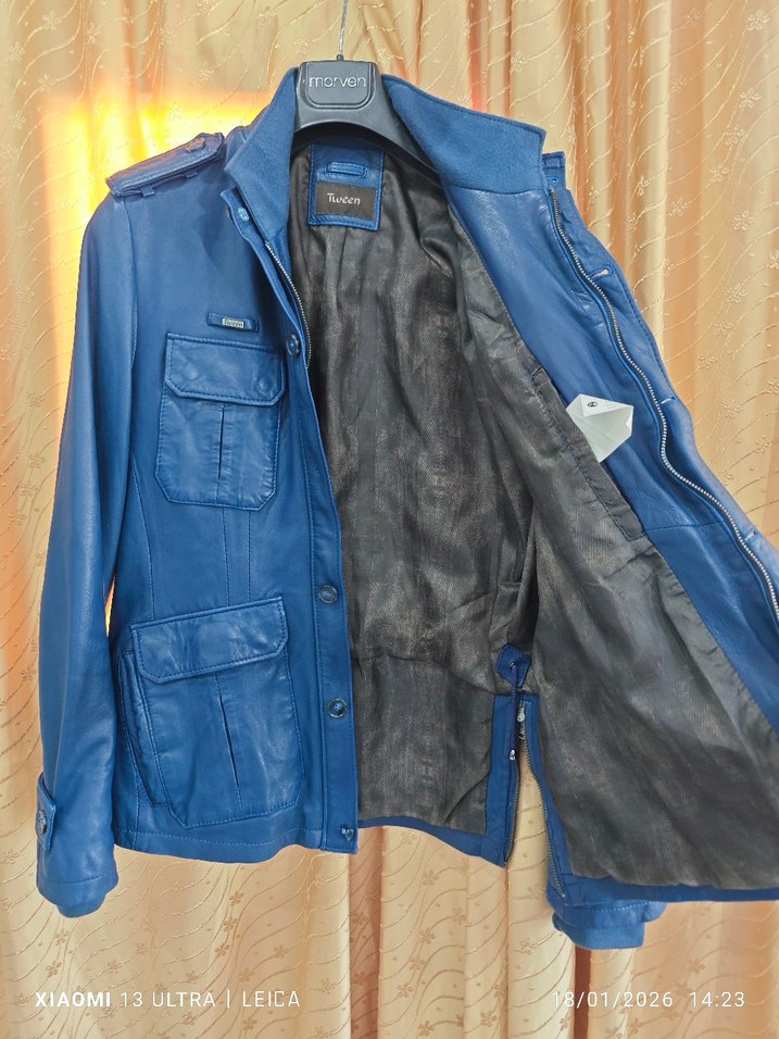 damat tween hakiki deri mont-ceket - Görsel 5