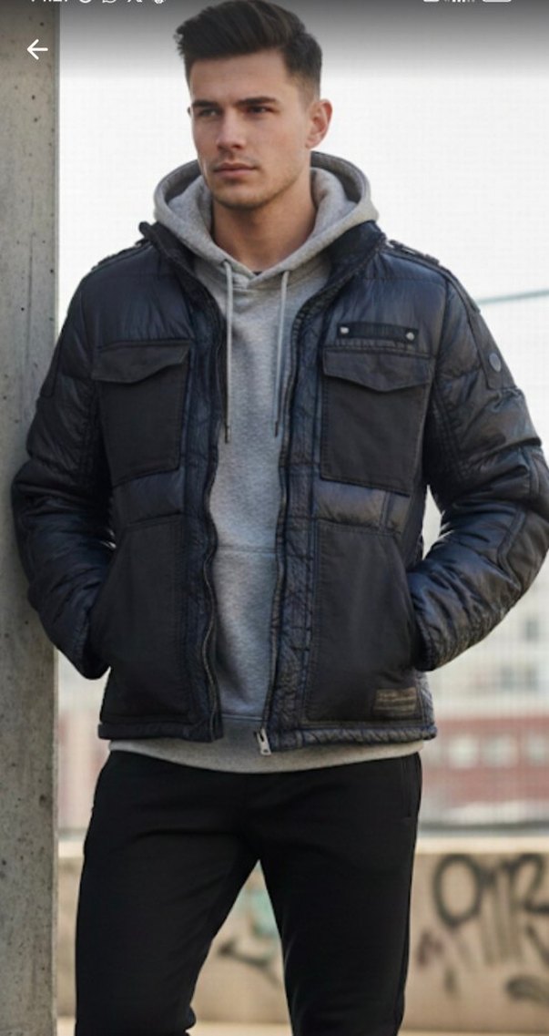 dekker İngiliz menşeli şişme mont - Görsel 2