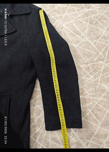 orjinal Tommy Hilfiger erkek yün kaban - Görsel 8