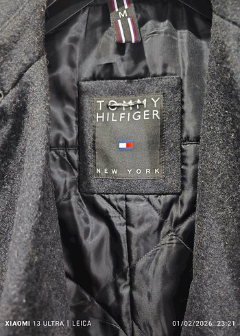 orjinal Tommy Hilfiger erkek yün kaban - Görsel 5