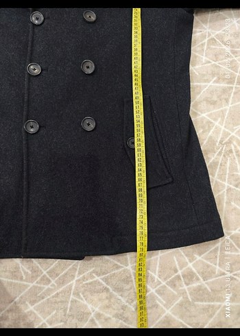 orjinal Tommy Hilfiger erkek yün kaban - Görsel 10