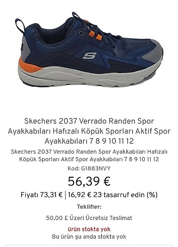 Skechers erkek spor ayakkabı 