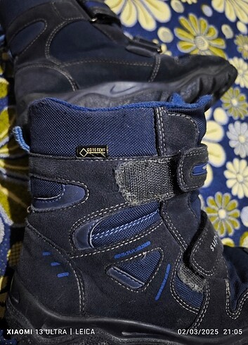 33 Beden lacivert Renk Superfit goretex çocuk botu