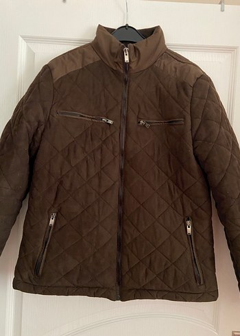 Kahverengi  Erkek Süet Mont - Görsel 3