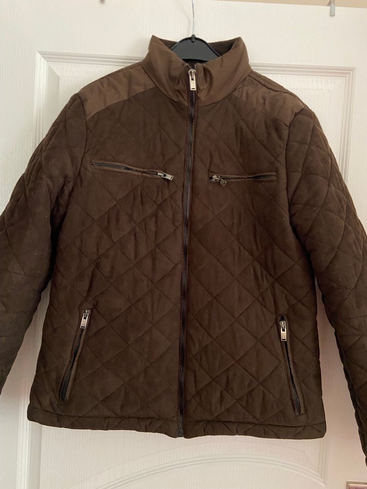 Kahverengi  Erkek Süet Mont - Görsel 3