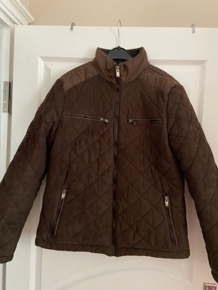 Kahverengi  Erkek Süet Mont - Görsel 2