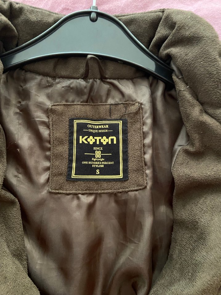 Kahverengi  Erkek Süet Mont - Görsel 5