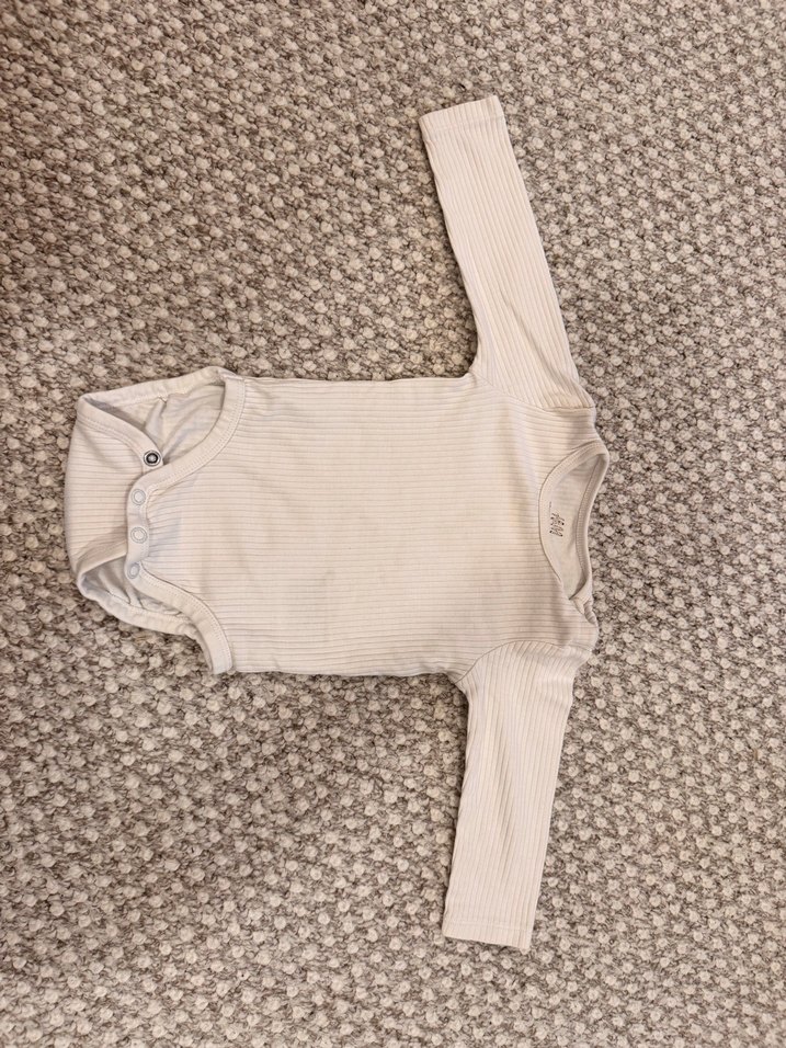 H&M Beyaz Bebek Body - Görsel 3