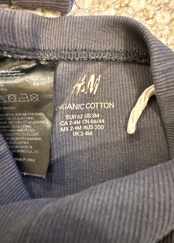 6 Ay Beden siyah Renk H&M Uzun Kollu Siyah Bebek Takımı