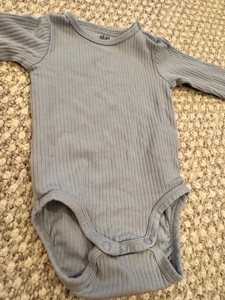 H&M Mavi Uzun Kollu Bebek Body - Görsel 2