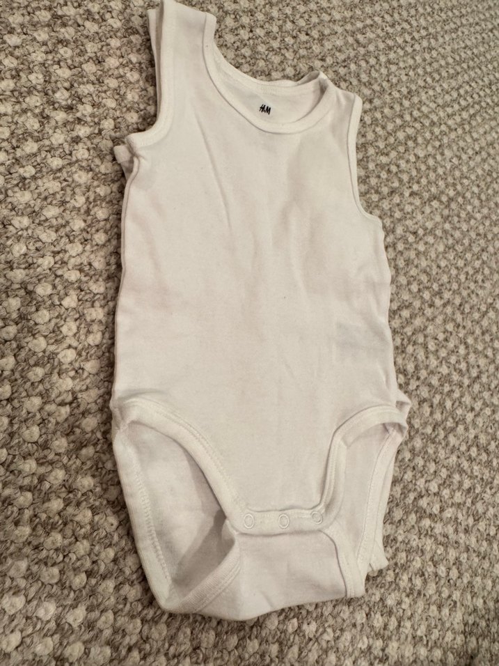 H&M Beyaz Bebek Body seti - Görsel 3