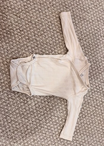 H&M Beyaz Bebek Uzun Kollu Body - Görsel 2
