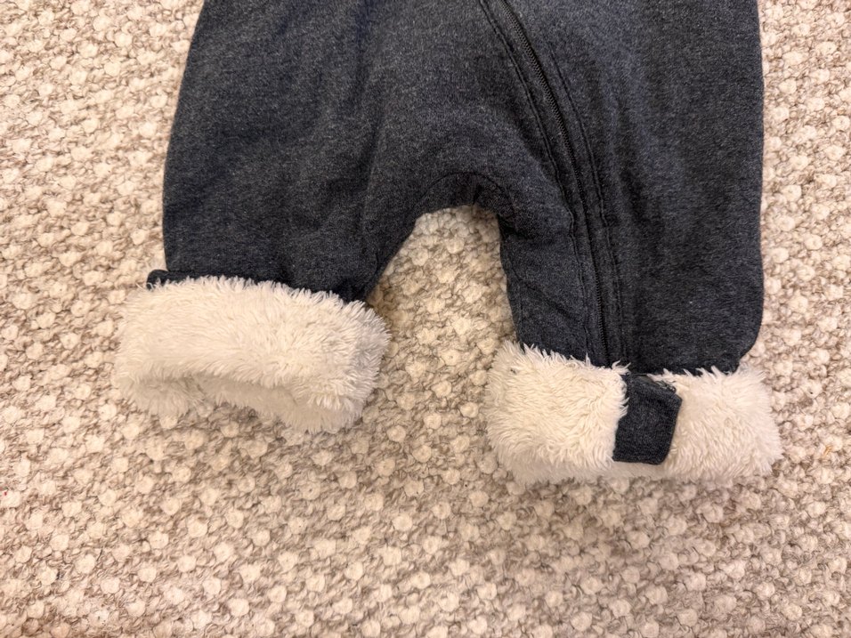 Gri Kürklü Bebek Tulumu Astronot Tulum - Görsel 5