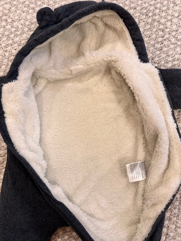 Gri Kürklü Bebek Tulumu Astronot Tulum - Görsel 2