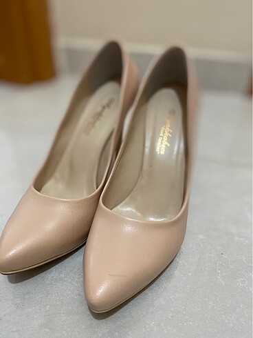38 Beden ten rengi Renk #pudrastiletto #pudraayakkabı #topuklu