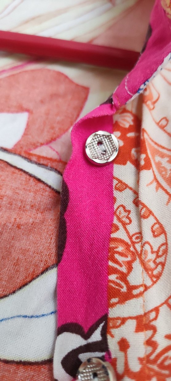 Bohem Çok Renkli Uzun Drapeli Kadın Bluz - Görsel 5