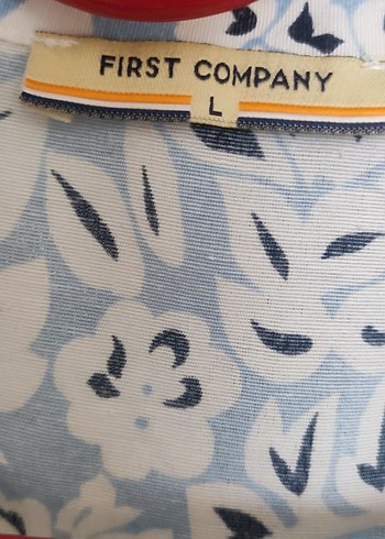 Mavi Çiçek Desenli Bohem Midi Elbise - Görsel 3