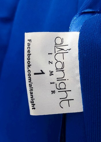 Uzun Lacivert Drapeli Klasik Kadın Elbisesi - Görsel 5