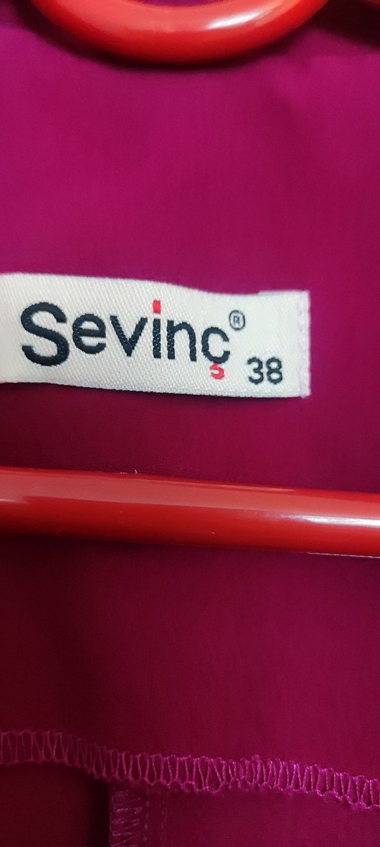 Düğmeli Bordo Uzun Kadın Yelek - Görsel 4