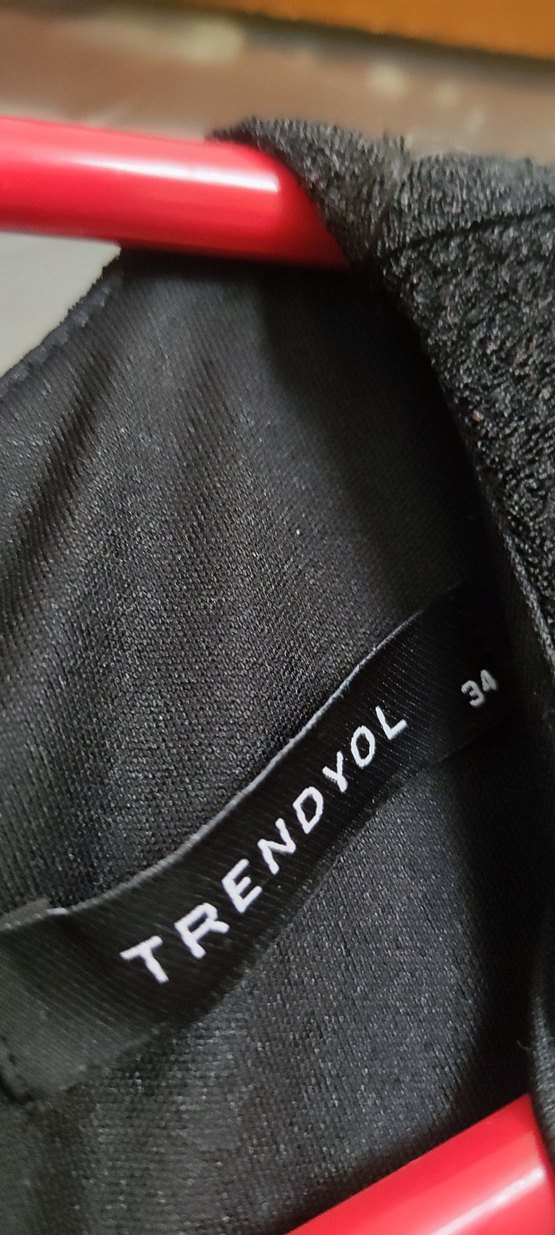 Uzun Kollu Siyah Uzun Elbise - Görsel 2