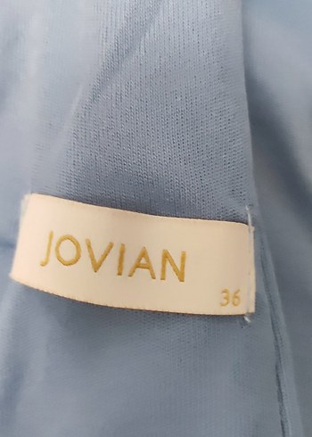 Mavi Straplez Uzun Drapeli Kadın Elbise - Görsel 6