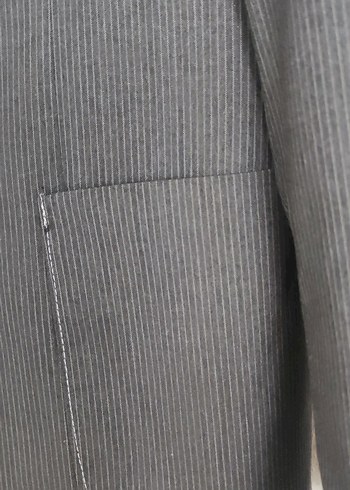 Gri Erkek Düğmeli Ceket - Görsel 5