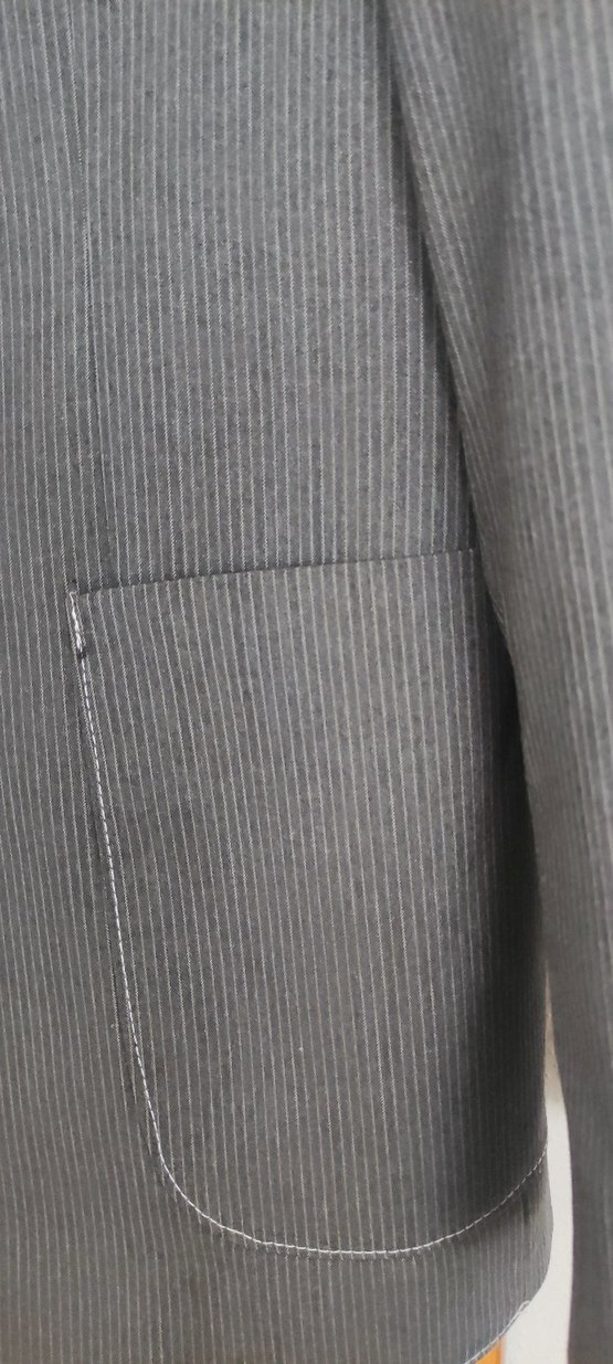 Gri Erkek Düğmeli Ceket - Görsel 5