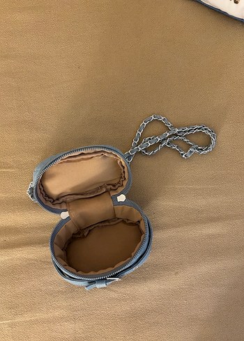Diğer Gri Kemerli Denim Kadın Çanta