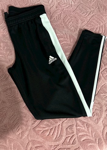 Adidas Siyah Kadın Eşofman Altı Velcro Detaylı