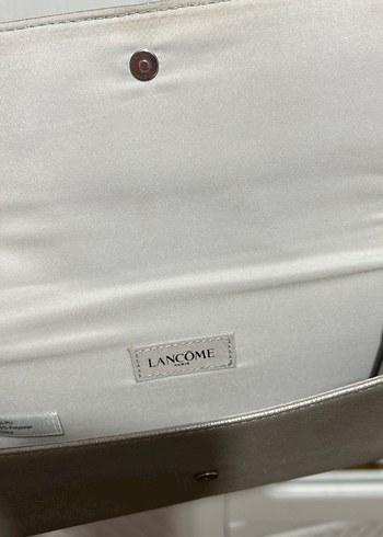 Gri Deri Kadın Clutch Çanta - Görsel 2