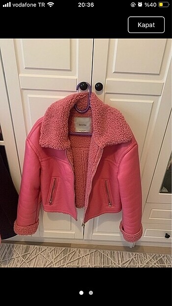 Berska mini biker ceket