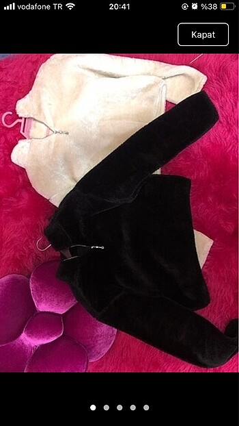 Peluş sweatler