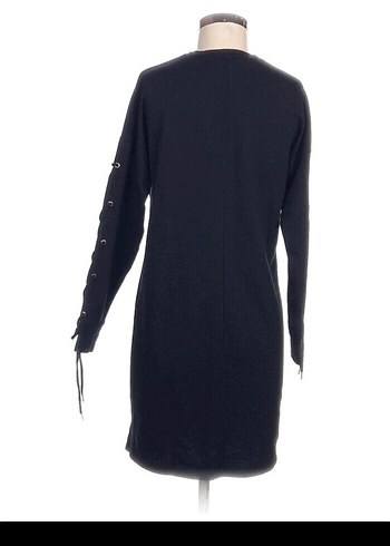 Siyah Gotik Nakışlı Kadın elbise - Görsel 6