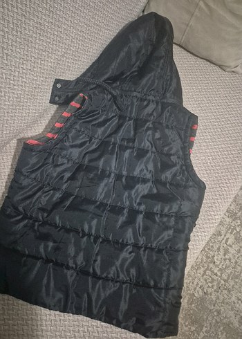 Siyah Tokalı Kemerli Kadın Yelek - Görsel 6