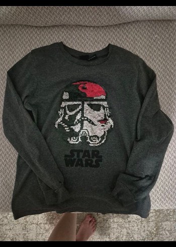 Siyah Baskılı Erkek Tişörtler pantolon kışlık yazlık  10 parça - Görsel 5