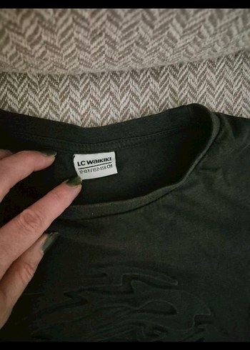 Siyah Baskılı Erkek Tişörtler pantolon kışlık yazlık  10 parça - Görsel 7