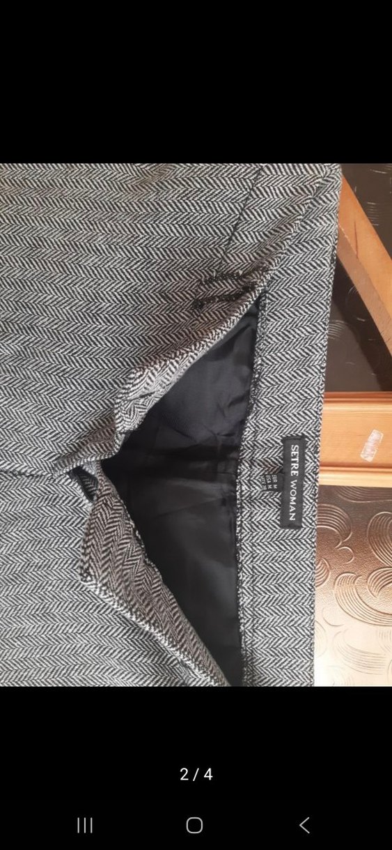 Gri Mini şort kaşe - Görsel 2